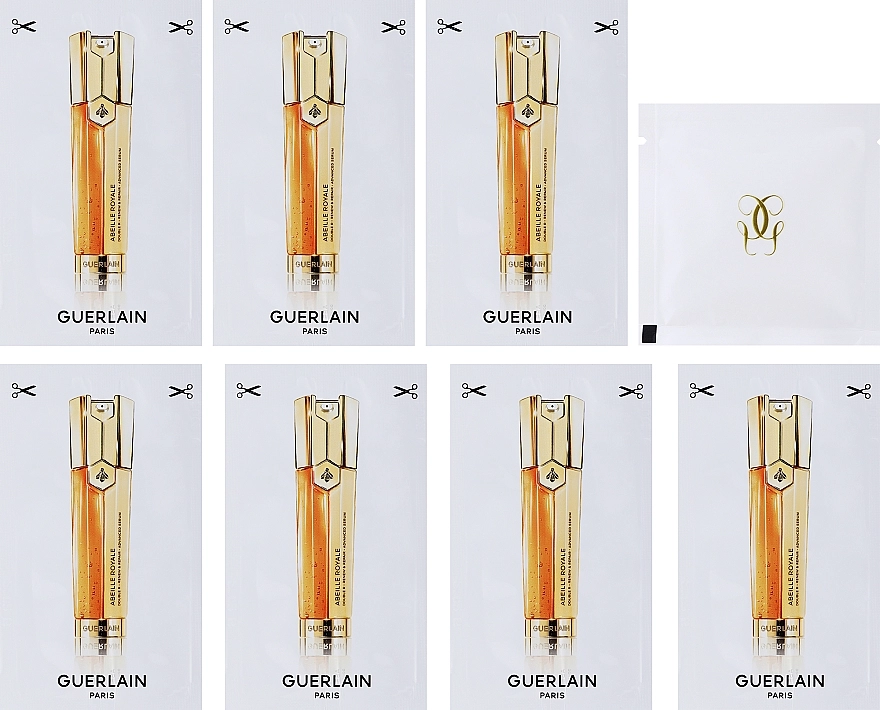 Guerlain Набор Abeille Royale Programme Anti-Age Advanced (f/oil/15ml + f/cr/15ml + f/ser/8х0.6ml + f/lot/15ml + bag) - фото N3