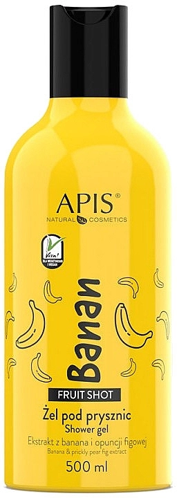 APIS Professional Гель для душа "Банан" Fruit Shot Banana Shower Gel - фото N1