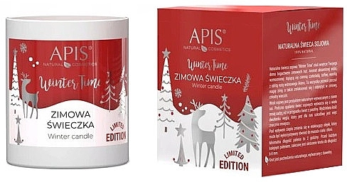 APIS Professional Натуральна соєва свічка Winter Time Natural Soy Candle - фото N1