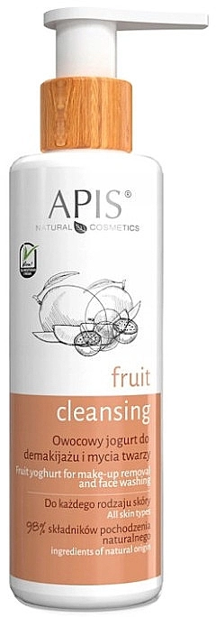 APIS Professional Fruit Cleansing Yogurt For Makeup Removal Фруктовий йогурт для зняття макіяжу - фото N1