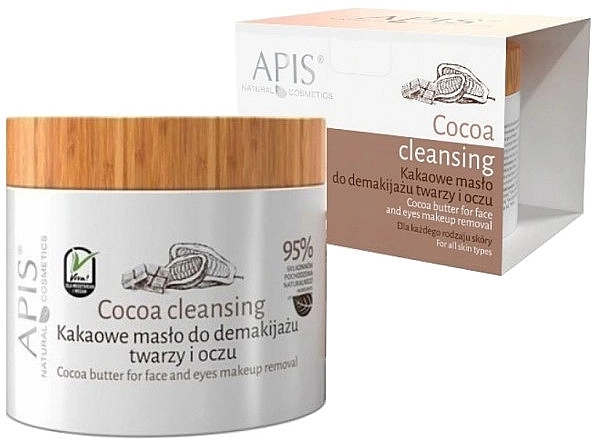 APIS Professional Cocoa Cleansing Butter For Face And Eyes Makeup Removal Масло какао для зняття макіяжу - фото N1