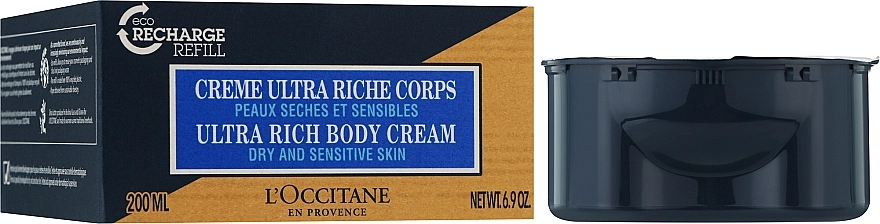 L'Occitane Питательный крем для тела "Карите" Shea Ultra Rich Body Cream Eco-Refill (сменный блок) - фото N2