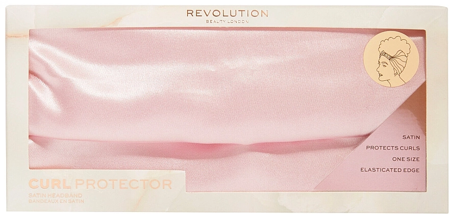 Revolution Haircare Повязка на голову, розовая Satin Headband Pink - фото N2