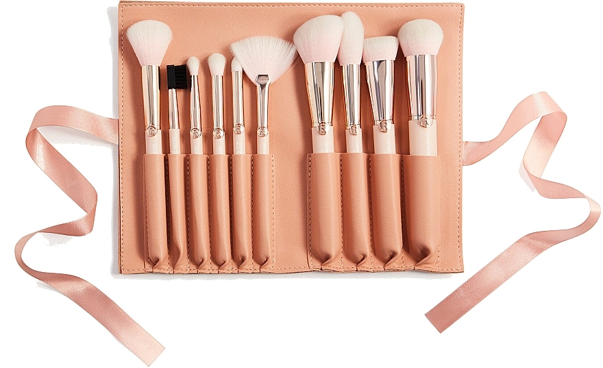 Revolution Pro Набір пензликів для макіяжу X Influencer Overnight Full Beat Brush Set & Rol - фото N1