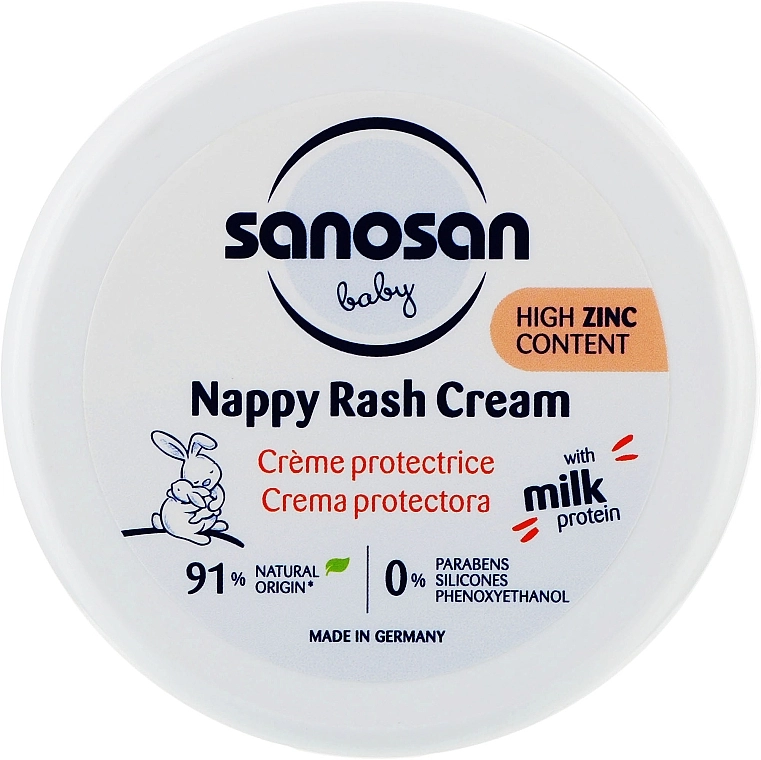 Sanosan Дитячий крем від попрілостей Baby Nappy Rash Cream - фото N1