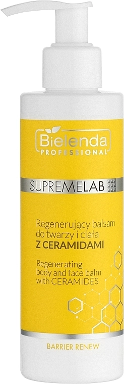 Bielenda Professional Регенерувальний лосьйон для обличчя та тіла з керамідами SupremeLab Barrier Renew Regenerating Body And Face Balm With Ceramides - фото N1