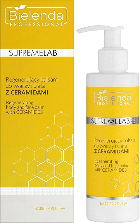 Bielenda Professional Регенерирующий лосьон для лица и тела с керамидами SupremeLab Barrier Renew Regenerating Body And Face Balm With Ceramides - фото N2