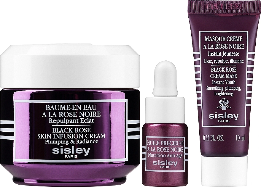 Sisley Набір Black Rose (cr/50ml+mask/10ml+oil/3ml) - фото N2