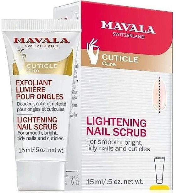 Mavala Маска-скраб для ногтей и кутикулы Cuticle Care Lightening Nail Scrub - фото N1