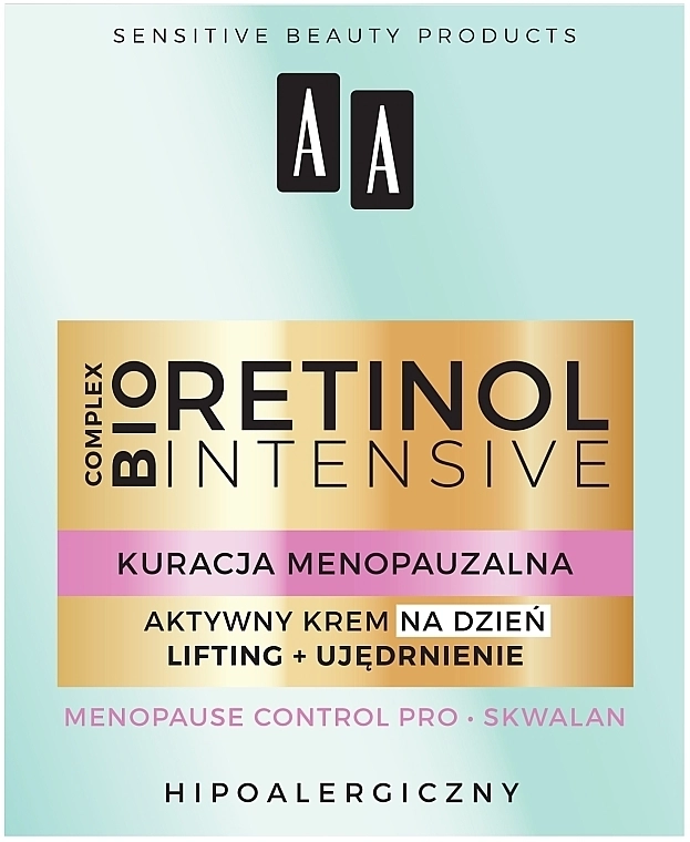 AA Активный дневной крем "Лифтинг + укрепление" Retinol Intensive Cream - фото N1