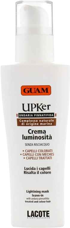 Guam Крем для фарбованого та мельованого волосся UPKer Glossing Cream Shine Enhancing - фото N2