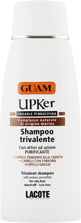Guam Шампунь для волос "Трехфазный" UPKer Triple Action Shampoo - фото N1