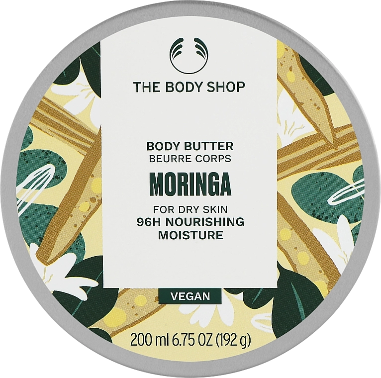 The Body Shop Масло для тіла, для сухої шкіри "Моринга" Body Butter Moringa For Dry Skin 96H Nourishing Moisture - фото N1