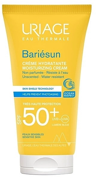 Uriage Сонцезахисний зволожувальний крем для тіла Bariesun Moisturuzing Cream SPF50+ - фото N1