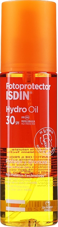 Isdin Сонцезахисна двофазна олія для тіла Fotoprotector Hydro Oil SPF 30+ - фото N1
