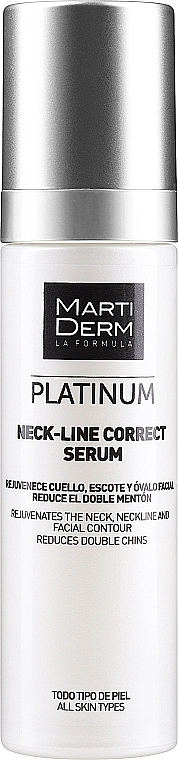 MartiDerm Сыворотка для ухода за областью шеи Platinum Neck-Line Serum - фото N1