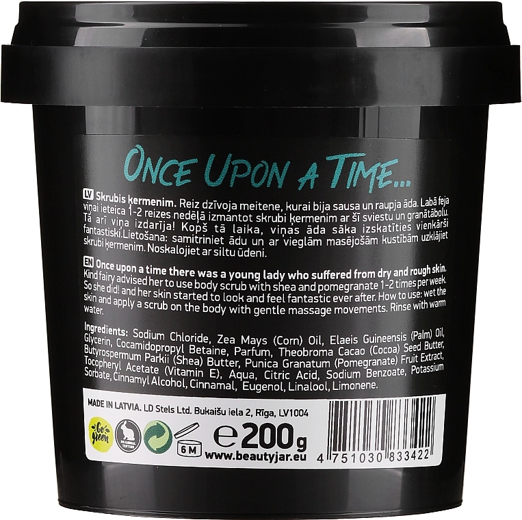 Beauty Jar Скраб для тела "Масло ши и экстракт граната" Once Upon A Time Limited Edition Body Scrub - фото N2