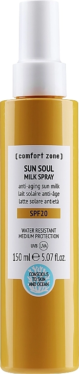 Comfort Zone Солнцезащитный спрей Sun Soul Milk Spray SPF20 - фото N1