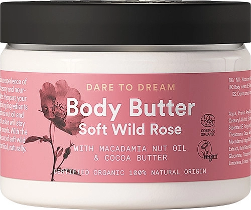 Urtekram Масло для тела Soft Wild Rose Body Butter - фото N1