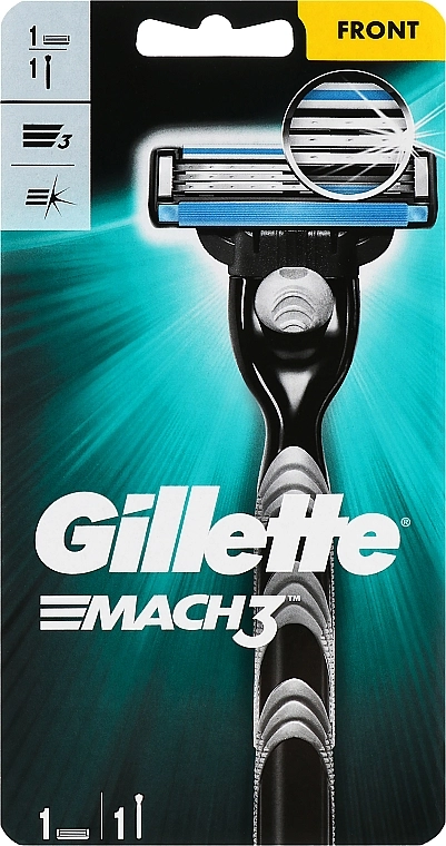 Gillette Станок для гоління зі змінною касетою Mach3 - фото N1