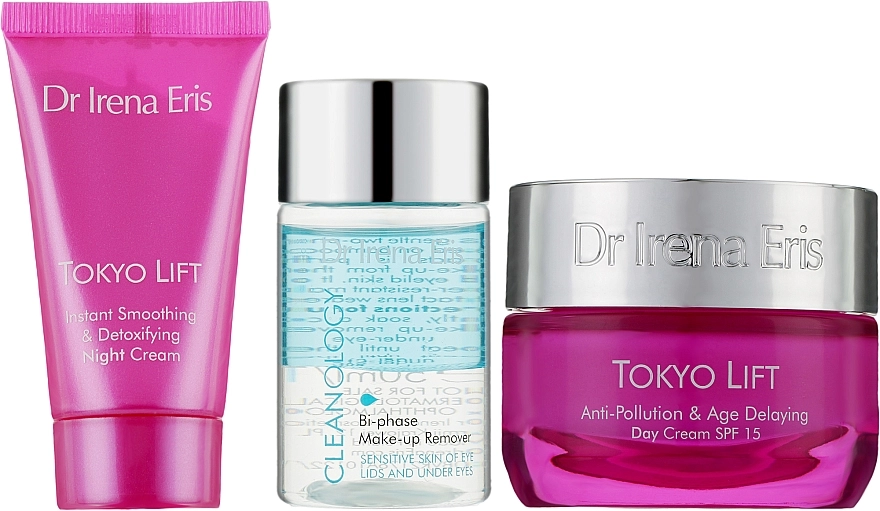 Dr Irena Eris Набор Tokyo Lift (f/cr/50ml + f/cr/30ml + mic/wat/50ml) - фото N2