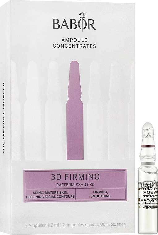 Babor Ампули для обличчя "3D-зміцнення" Ampoule Concentrates Lift & Firm 3D Firming - фото N1