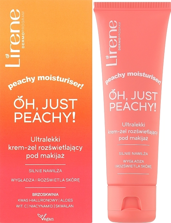 Lirene Ультралегкий крем-гель для сияющего макияжа Oh, Just Peachy! - фото N2