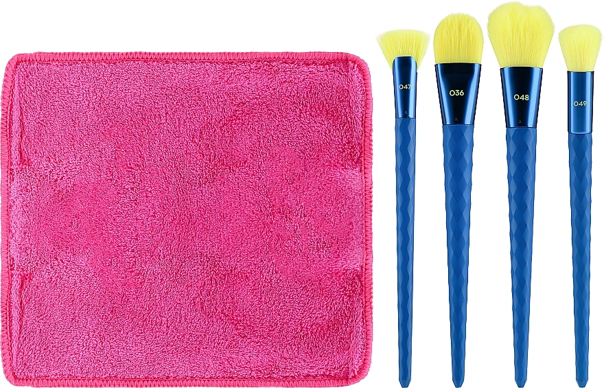 Real Techniques Набір пензликів для макіяжу Prism Glo Face Brush Set Luxe Glow - фото N2