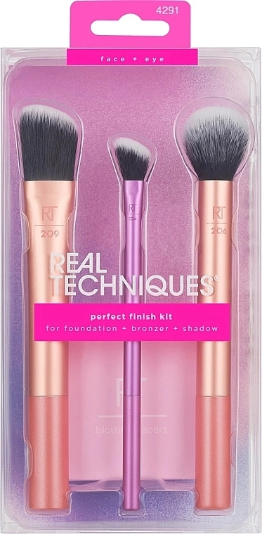 Real Techniques Perfect Finish Kit Набор кистей для макияжа - фото N2