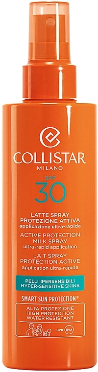 Collistar Солнцезащитный спрей SPF30 Sun Care Active Protection Milk Spray Ultra-Rapid Application SPF30 - фото N1