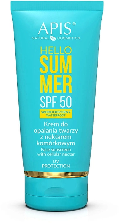 APIS Professional Сонцезахисний крем для обличчя із клітинним нектаром SPF50 APIS Hello Summer - фото N1