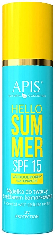 APIS Professional Спрей для лица с клеточным нектаром SPF15 APIS Hello Summer - фото N1