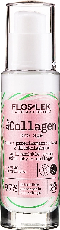 Floslek Сироватка проти зморщок з фітоколагеном Pro Age Serum With Phytocollagen - фото N1