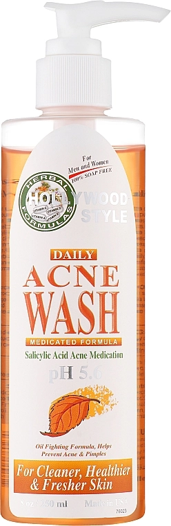 Hollywood Style Очищающее средство для проблемной кожи Daily Acne Wash - фото N1