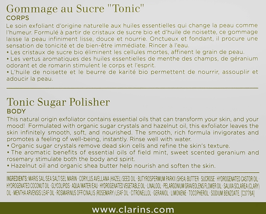 Clarins Скраб для тіла Aroma Body Tonic Sugar Polisher - фото N3