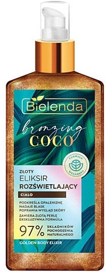 Bielenda Золотистий еліксир для тіла Bronzing Coco Golden Body Elixir - фото N1