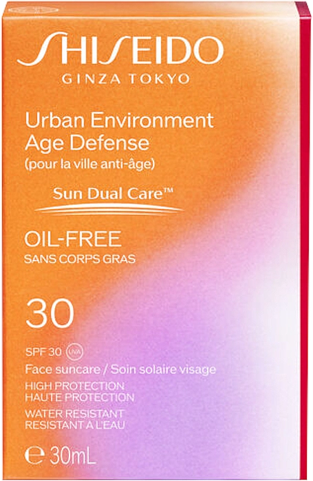 Shiseido Сонцезахисний крем для обличчя Urban Environment Age Defense Sun Dual Care SPF 30 UVA - фото N3