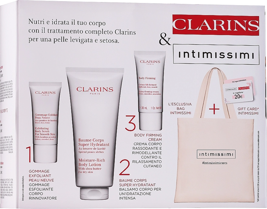 Clarins Набір, 5 продуктів & Intimissimi - фото N1