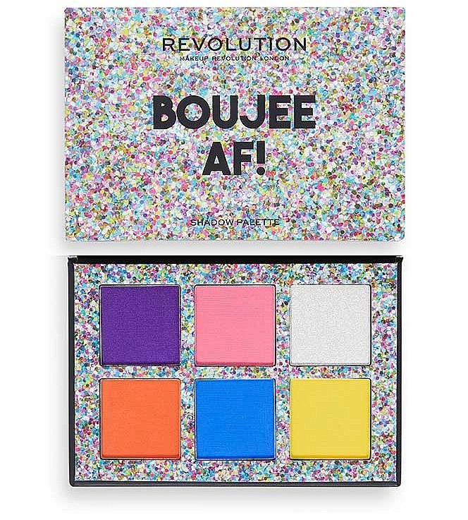 Makeup Revolution Power Shadow Palette Boujee AF! Палетка теней для век - фото N1