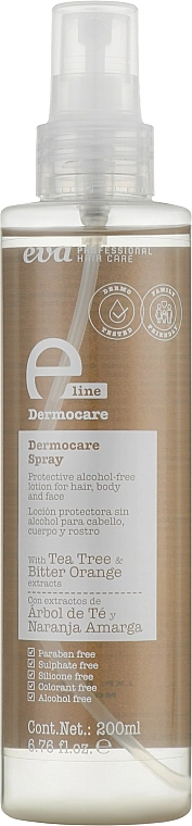 Eva Professional Дерматологический спрей для волос E-line Dermocare Spray - фото N1