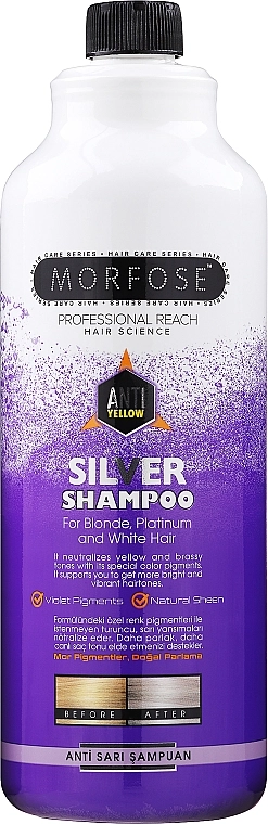 Morfose Серебряный шампунь для волос Silver Szampon - фото N1