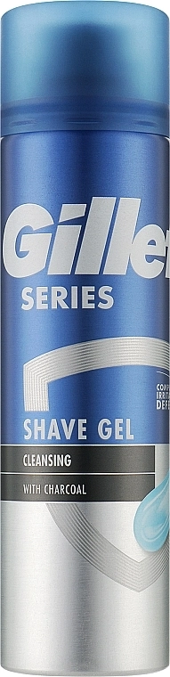 Gillette Очищувальний гель для гоління Series Charcoal Cleansing Shave Gel - фото N1