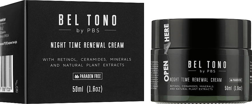 Bel Tono Нічний відновлювальний крем для обличчя Night Time Renewal Cream - фото N2