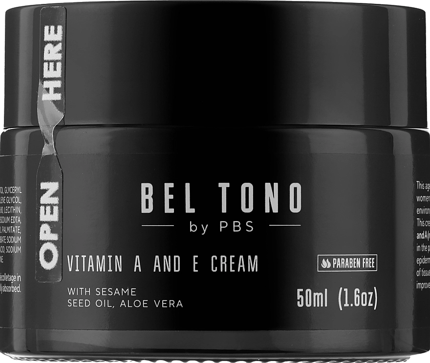 Bel Tono Крем для обличчя з вітамінами А та Е Vitamin A and E Creme - фото N1