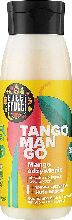 Farmona Питательное молочко для ванны и душа "Манго и лемонграсс" Tutti Frutti Mango And Lemongrass - фото N1