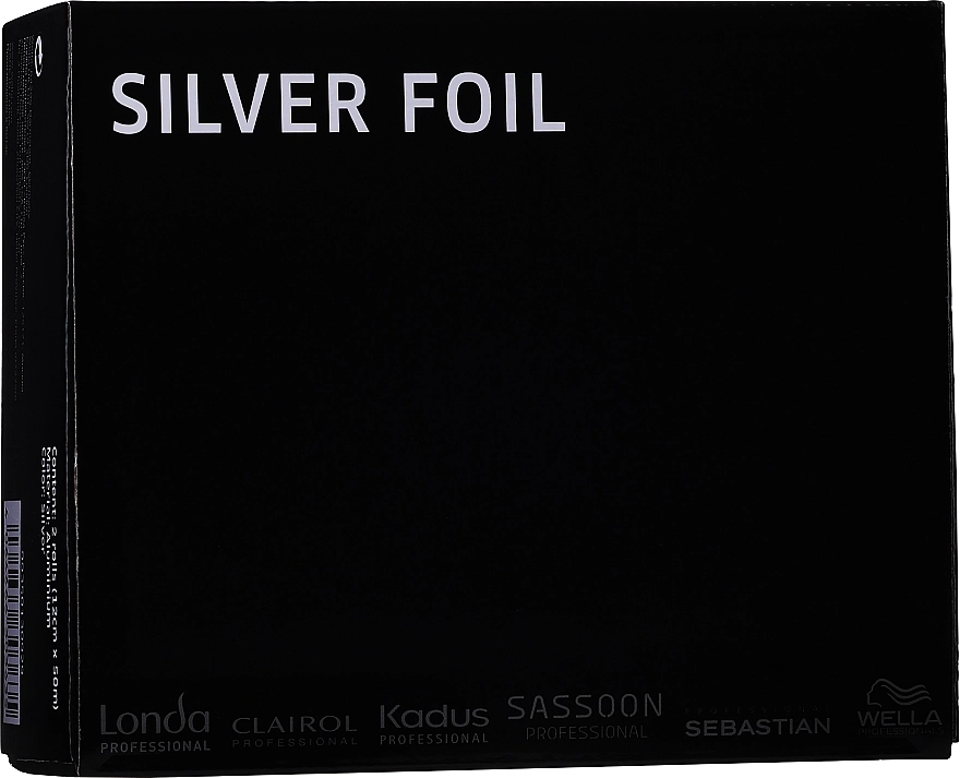 Wella Professionals Серебристая фольга для любой техники и типа окрашивания волос Wella Professional Silver Foil - фото N1