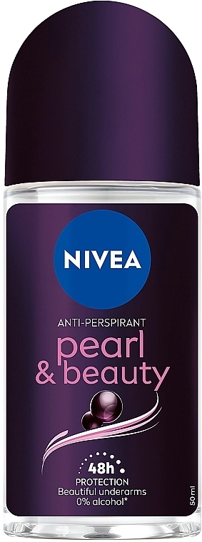 Nivea Антиперспирант "Красота жемчужин. Премиальные духи" Pearl & Beauty Black Deodorant Roll-on - фото N1