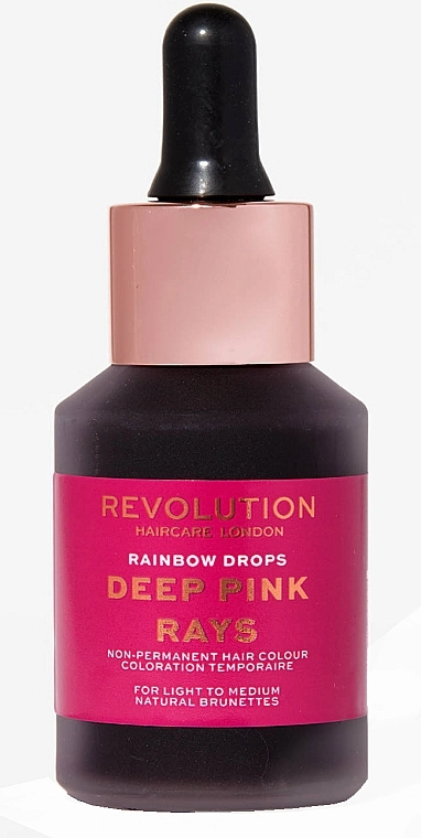 Revolution Haircare Краплі для фарбування темного волосся Rainbow Drops For Brunettes Deep - фото N1