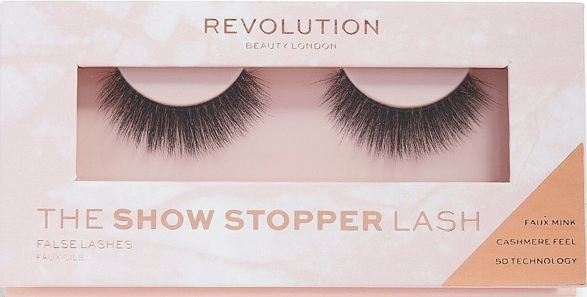 Makeup Revolution 5D Cashmere Faux Mink Lashes Show Stopper Накладные ресницы - фото N1