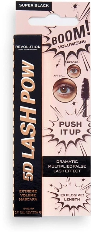 Makeup Revolution 5D Lash Pow Mascara Тушь для ресниц - фото N4